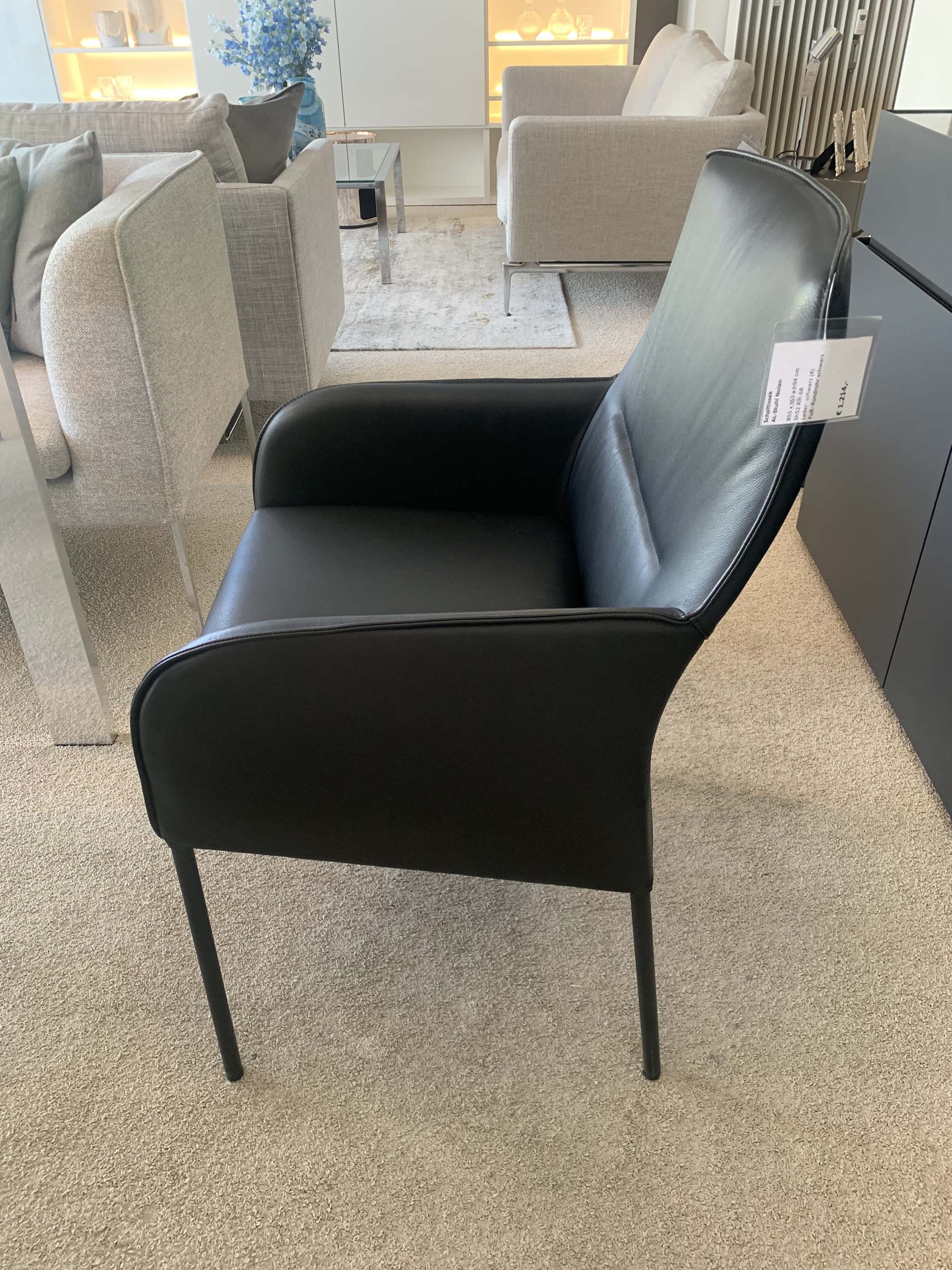Stuhl schwarz seitenansicht